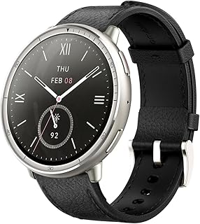 Amazfit Active 2 44mm GPS内蔵 スマートウォッチ、2000ニット高輝度サファイアガラスと10日間バッテリー。フィットネスと健康管理に最適。
