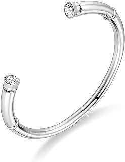 Toggle Clasp Birthstone Bangle Bracelet, Box Chain Stainless Steel Urn Memorial Jewelry for Women, Keepsake Ash Holder Design