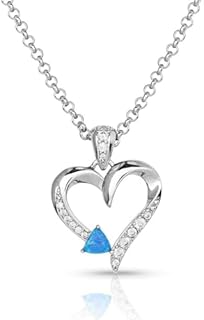 Montana Silversmiths Love Everlasting Opal Crystal Necklace - NC5708