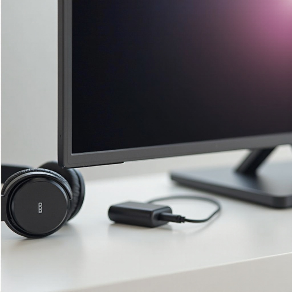 como conectar auriculares a tv sin salida jack