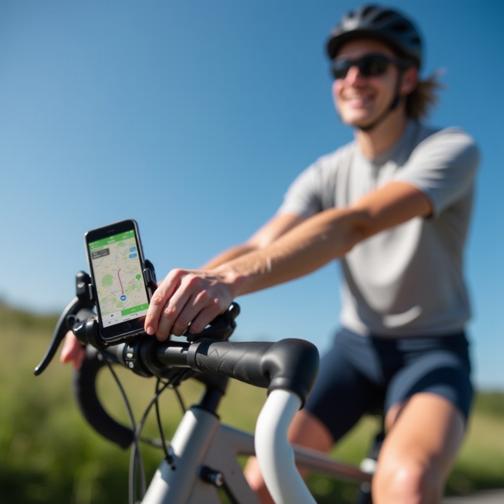 Das Android-Smartphone als Fahrradcomputer verwenden