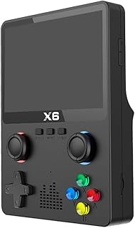 Nuziku Consola Portátil para Dos Personas con Simulador Gameboy de 32 bits, Soporte para Más de 10000 Juegos y 11 Simuladores, Pantalla 3.5, Ideal para Diversión en Familia