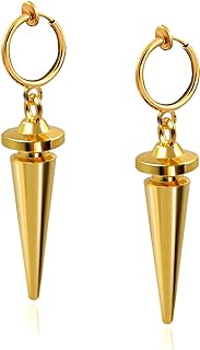 S-Family Yor Forger Anime Cosplay Clip-On Dangle Earrings for Women and Girls - Gold-Plated Zinc Alloy