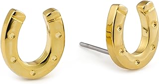 HOPPY DO CO. Horseshoe Stud Earrings | Horseshoe Jewelry, Horse Gifts for Girls and Women