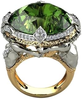 Elegant Vintage Sterling Silver Jade Engagement Ring with Cubic Zirconia, Ideal Women's Eternity Wedding Promise Ring - Available in Sizes 6-10