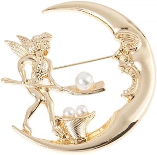 BELUCKIN Punk Vintage Alloy Sun Moon Brooch Pins Creative Totem Badge Brooches Jewelry