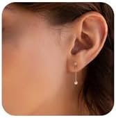 Gold Earrings for Women, Dainty Gold Earrings Set 14K Gold Plated Small CZ Star Butterfly Stud Earrings Cute Gold Hoop Earrings Hypoallergenic Gold Earrings for Women Trendy Gifts for Her