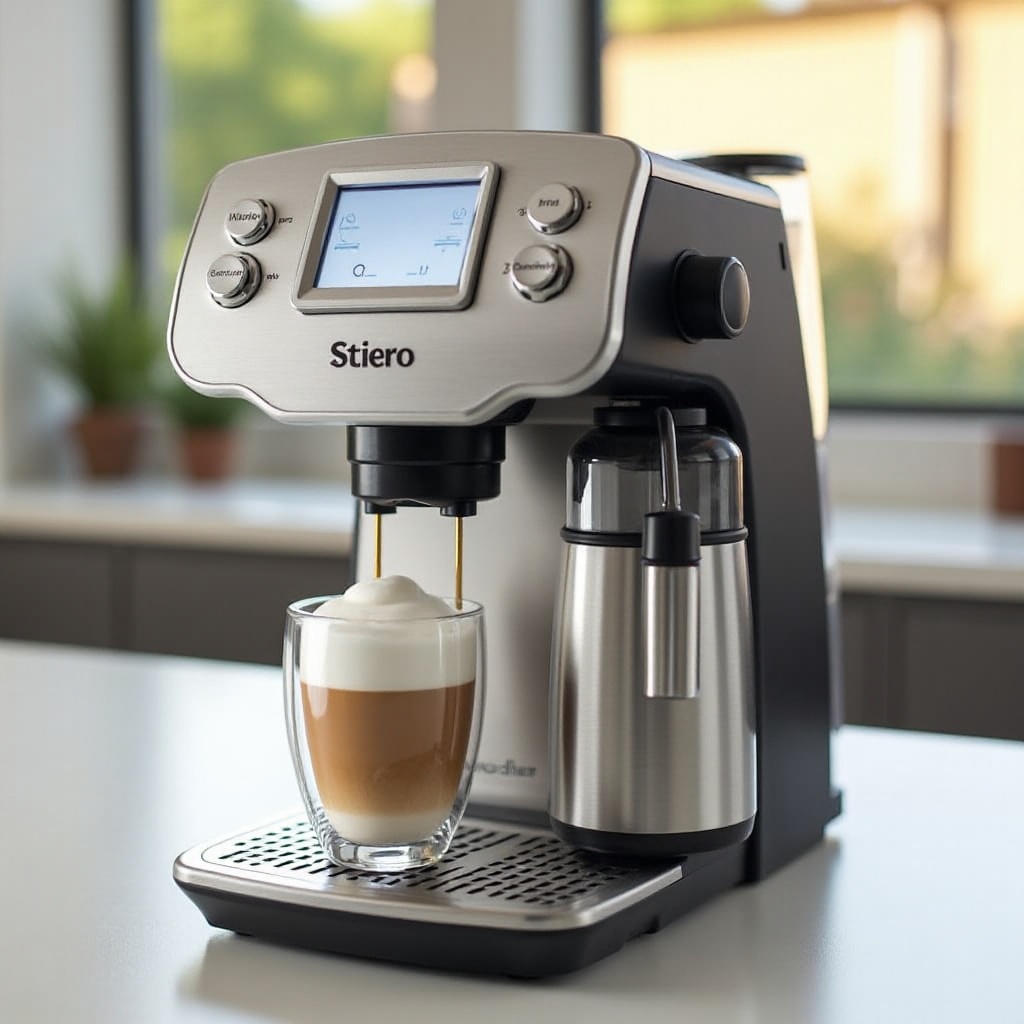 coffee machine with frother