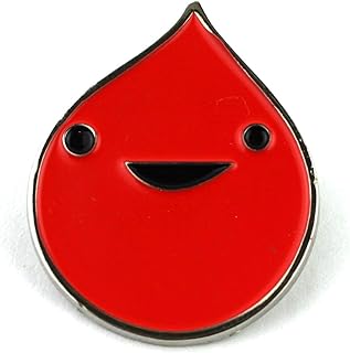 I Heart Guts Blood Drop Lapel Pin - All You Bleed is Blood Enamel Pin