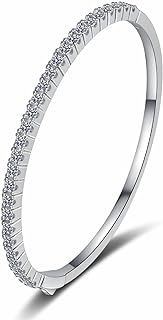 1.68cttw D Color Moissanite Bangle with Magnetic Clasp, 6.5in Women's Bracelet in 925 Sterling Silver - Perfect Gift for Her