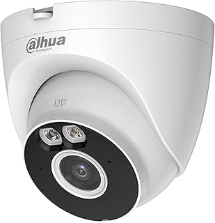 Cámara Eyeball Dahua 4MP con Visión Nocturna y Smart Dual Light, IP67 Resistente al Agua y Ethernet Wi-Fi. Ideal para Seguridad Exterior en Hogares y Negocios