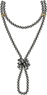 Navajo Pearls, Western Boho Necklace with Layered Clasp, Ideal for Cowgirls & Country Girls - Perfect Gift Item, No Gemstone, Premium Quality Pearls