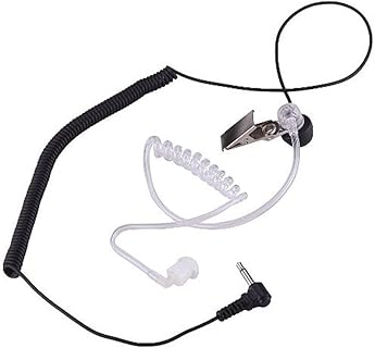 Hensych 3.5mm Hören Nur Headset Kopfhörer mit Akustikrohr und Eartip, geeignet für Lautsprecher Mikrofone, im Ohr, ideal für Erwachsene