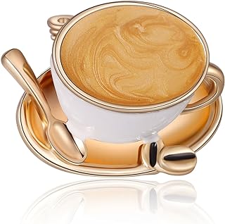 Cute Coffee Cup Brooch Small Orange Brooch Pin for Women Girls