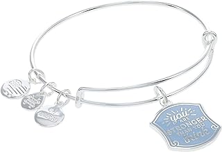 Cardinal Charm Bracelet with Slide Clasp, Copper Bangle for Women, 'You Are Stronger Than You Think' Message Design, USA Made