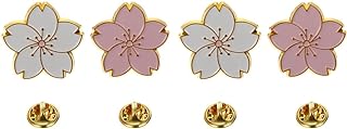 Tofficu 4 pcs Cherry cherry Enamel Pins flower Brooch cherry jewelry Brooches Enamel Brooch