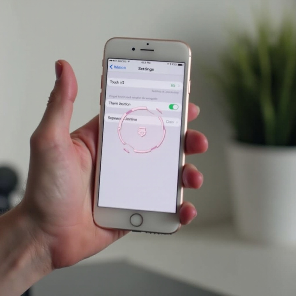 A Touch ID visszaállítása iPhone-on