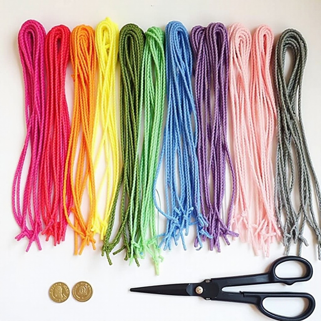 scoubidou bracelet
