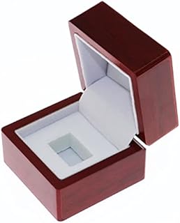 Championship Ring Display Case Box Holder 1 for Sports Ring Baseball Football Softball Fishing Gift Men's Wedding Graduate College Basketball Father's Birthday Collectible Ring