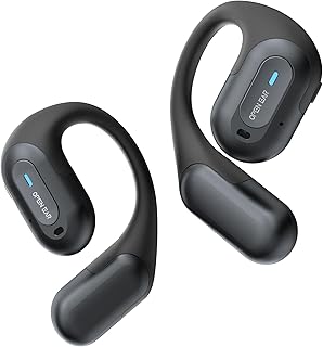 Relxhome Open Ear Bluetooth Kopfhörer mit kraftvollen Bässen und 60 Stunden Laufzeit, IPX7 wasserdicht und dualen LED-Anzeigen, ideal für Sport und Fitness-Aktivitäten