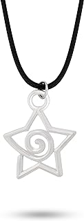 Vintage Sacina Boho Silver Spiral Star Pendant Necklace with Leather Cord for Women, Ideal for Special Occasions and Everyday Wear, Symbolizing Journey and Enlightenment