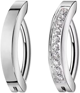 2Pcs Hinged Belly Button Ring Belly Button Piercing for Women Clicker Belly Button Ring Hinged Curved Belly Bar Hinged Belly Button Ring Titanium Gifts for Girls