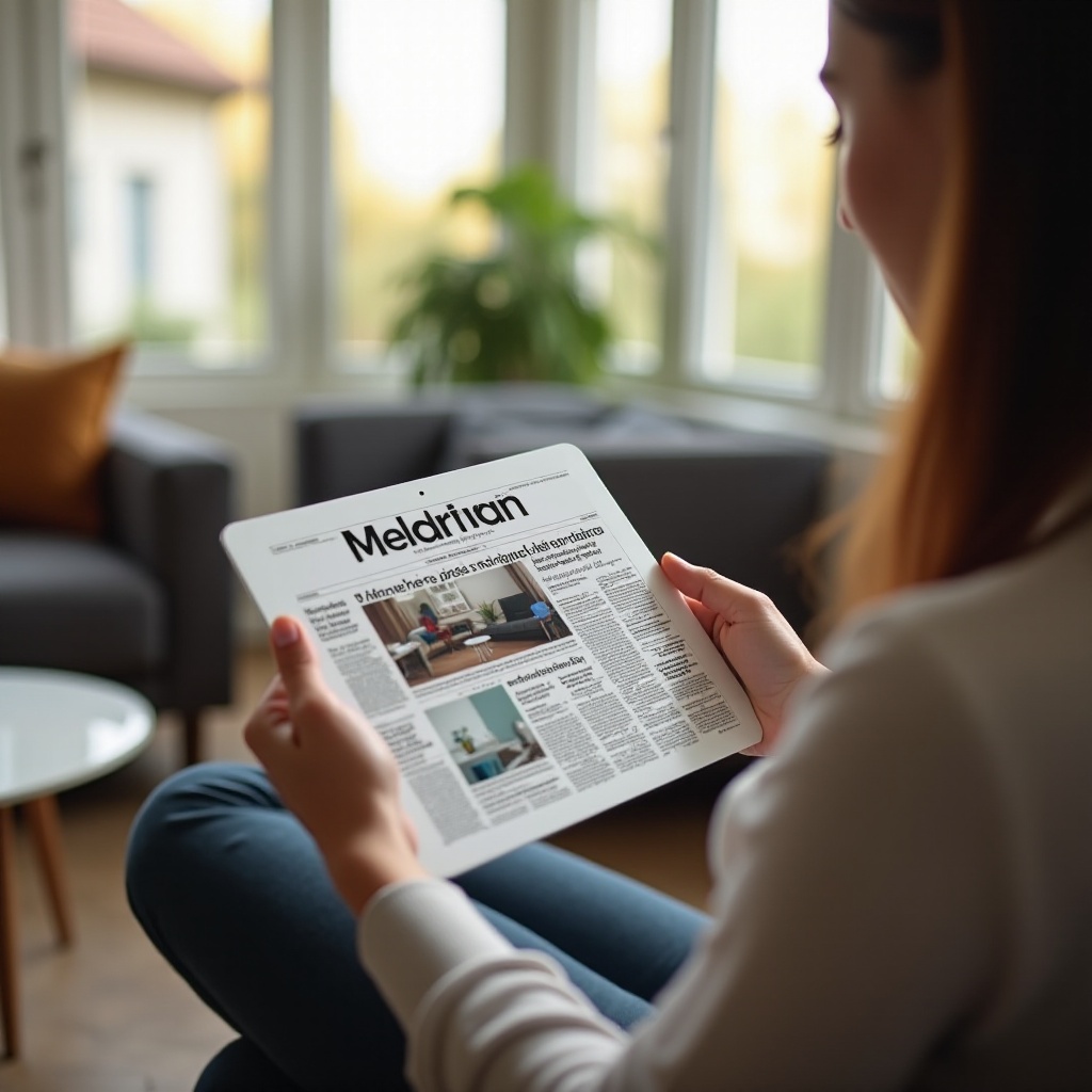 Zeitung auf Tablet lesen: Tipps, Apps und Vorteile