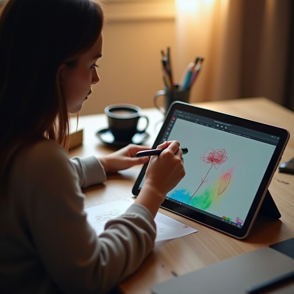 dessiner sur tablette