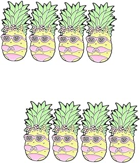 Vintage Alloy Clasp, Rustproof Pineapple Brooch Set - Versatile Lapel Pins for Kids - Chic Hawaiian Design