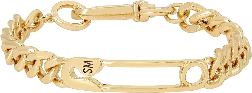 Steve Madden Safety Pin Bracelet