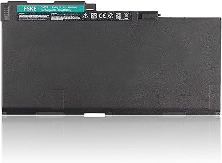 FSKE CM03XL Ersatzakku für HP EliteBook 840 G1, Li-Ion mit 4400 mAh Kapazität, 11,1 V Spannung, UL/CE-zertifiziert. Ideal für langlebige und sichere Laptop-Nutzung