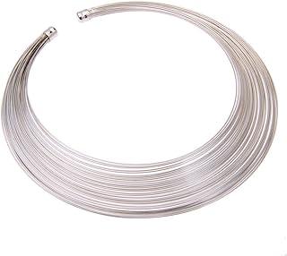 Elegant Women's Gold and Silver Multi-Layer Alloy Wire Choker Necklace Set - Eco-Friendly, Lightweight, and Versatile Jewelry Piece