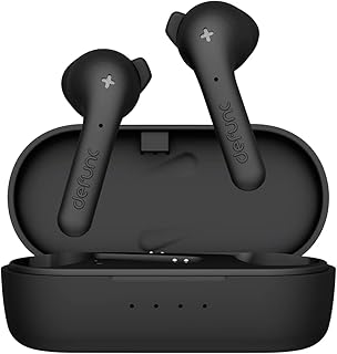 Defunc True Basic kabellose In-Ear-Kopfhörer mit Bluetooth 5.0, langer Spielzeit und IPX4 Wasserschutz, ideal für unterwegs und sportliche Aktivitäten