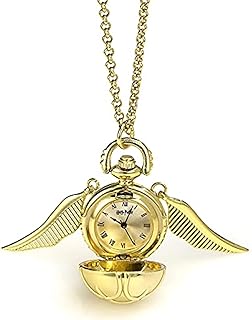 Golden Snitch Watch Necklace- WNTP004