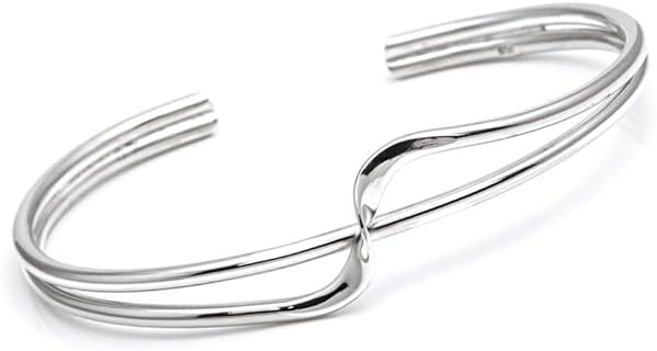 Classic Twisted Style 925 Sterling Silver Bangle Bracelet for Women and Girls - Handcrafted in the UK for an Elegant and Stylish Look
