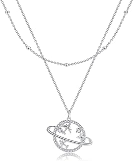 YAFEINI Witch Double Layer Necklaces Sterling Silver Mushroom Layered Choker Necklaces Witches Knot Jewelry Witchy Gifts for Women