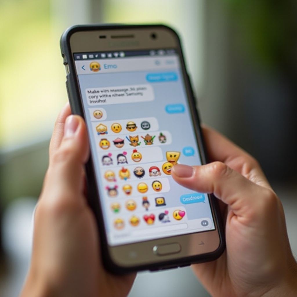 Ajouter un Emoji sur un SMS Reçu Samsung Facilement