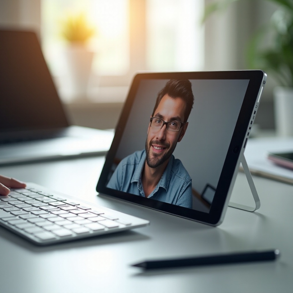 mit tablet telefonieren