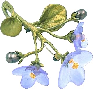 "African Violet" Pin/Brooch by Michael Michaud for Silver Seasons