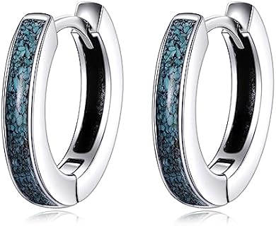 YFN Hoop Earrings Sterling Silver Huggie Hoop Earrings Jewelry Gifts for Women Men