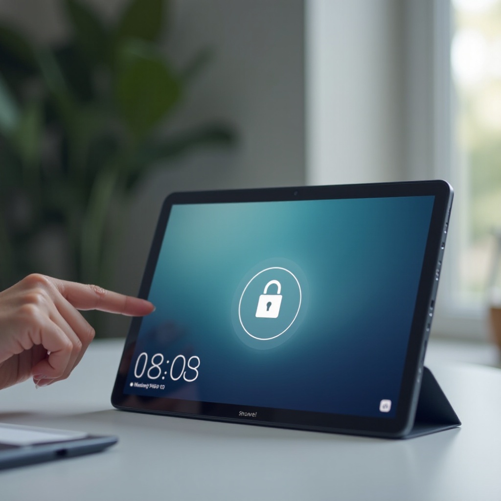Quitar el bloqueo de pantalla en una tablet Huawei fácilmente