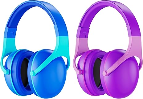 Casque Anti Bruit Enfant ProCase, Réglable et Ultra Confortable, avec Atténuation SNR 32dB, Pliable et Léger, pour Enfants de 2 à 8 Ans