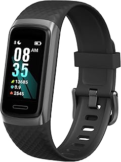 NigerNile スマートウォッチ、IP68防水と14種類運動モードの健康管理＆睡眠モニター機能、軽量デザインでiPhone＆Android対応。