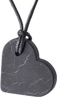 Shungite Pendant Necklace Raw Stone