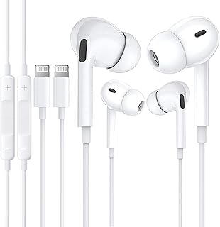 MOSON Weiß Kabelgebundenes In-Ear-Kopfhörer mit hervorragendem Stereoklang und schallisolierendem Material, perfekt für iOS-Geräte, und ideal für Musikliebhaber