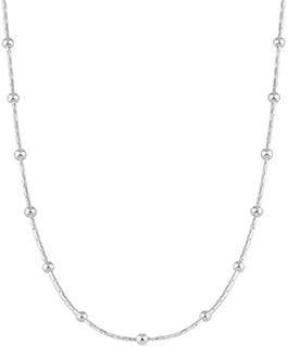 Kooljewelry Sterling Silver High Polish Cobra Saturn Chain (14, 16, 18, 20, 22, 24, 30 or 36 inch)