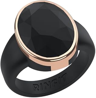 Rinfit Silicone Wedding Bands for Women - Women's Silicone Rings - Rubber Wedding Band - Oversized Oval - Patent Pending Design