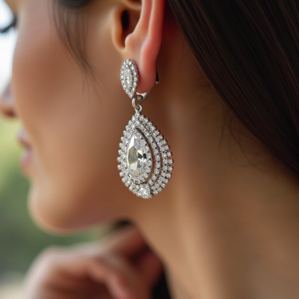 boucles d'oreilles diamant louis vuitton