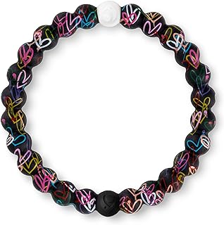 Lokai Silicone Beaded Bracelet for Women & Men, Artist Collection - James Goldcrown - Silicone Bracelet Slides-On, Comfortable Fit