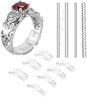 2 Styles Invisible Ring Size Adjuster for Loose Rings – Ring Guard, Ring Sizer, 11 Sizes Fit for Man and Woman Ring